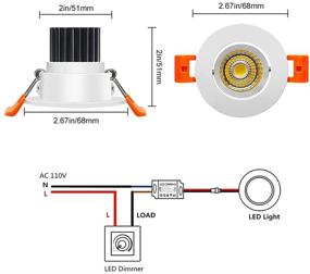 img 1 attached to 💡 Dazzling Dimmable Natural Downlight Recessed Lighting: Illuminating Your Spaces with Elegance