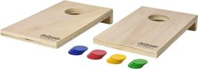 img 4 attached to 🌽 Ultimate Fun and Precision: GoSports Coinshot Mini Tabletop Cornhole Game Set