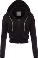 👚 fashionmille women's casual fleece full zip hoodie jacket логотип