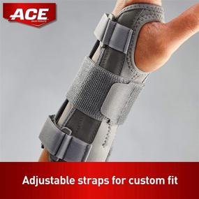 img 2 attached to 🖐️ ACE Deluxe Wrist Stabilizer Large - Comfortable and Supportive Brace for Enhanced Wrist Stability