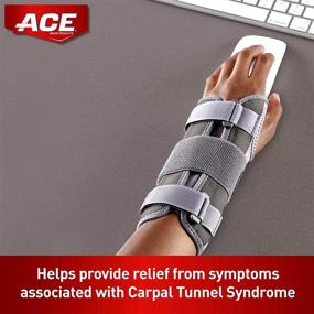 img 1 attached to 🖐️ ACE Deluxe Wrist Stabilizer Large - Comfortable and Supportive Brace for Enhanced Wrist Stability