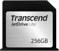 💾 256gb jetdrive lite 130 expansion card for 13-inch macbook air - transcend ts256gjdl130 (black) logo