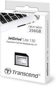 img 1 attached to 💾 256GB JetDrive Lite 130 Expansion Card for 13-Inch MacBook Air - Transcend TS256GJDL130 (Black)