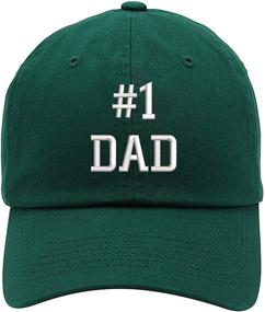 img 2 attached to 🧢 Top Level Apparel #1 Dad Embroidered Brushed Cotton Dad Hat Cap - SEO-Optimized Product Name