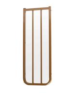 enhance outdoor child safety: cardinal gates extension in brown, 10.5 logo