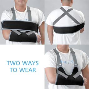img 1 attached to Shoulder Immobilizer Adjustable Fractured Breathing