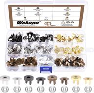 🧲 wokape 40 sets 4 colors 14mm magnetic button clasps assortment kit, magnetic snaps fastener clasps for diy crafts, sewing, and knitting buttons sets logo