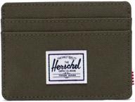 herschel charlie rfid pastel tie women's handbags & wallets logo