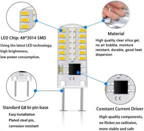 img 2 attached to Dimmable Daylight Lighting: AC110-120V Equivalent – Enhance Your Space's Ambiance!