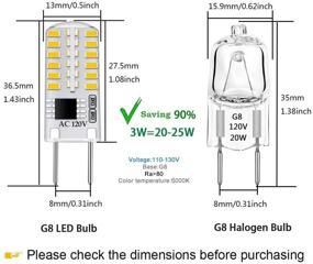 img 3 attached to Dimmable Daylight Lighting: AC110-120V Equivalent – Enhance Your Space's Ambiance!