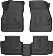 🚗 husky liners weatherbeater front & 2nd seat floor mats, black, fits 2013-15 chevrolet malibu & 2016 chevrolet malibu limited - 98191 logo