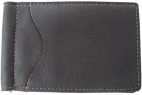 img 3 attached to Piel Leather Bi Fold Money Chocolate Men's Wallet with Card Cases & Organizers