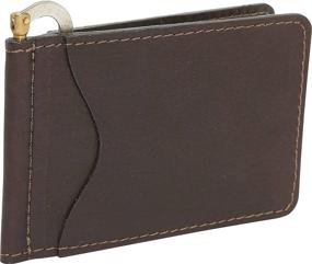 img 1 attached to Piel Leather Bi Fold Money Chocolate Men's Wallet with Card Cases & Organizers