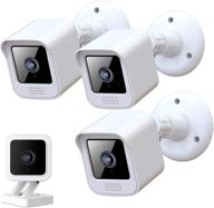 📸 улучшите камеру wyze cam v3 с комплектом кронштейнов, корпусов и защитных чехлов: белые аксессуары для видео-наблюдения для помещений и улиц. логотип