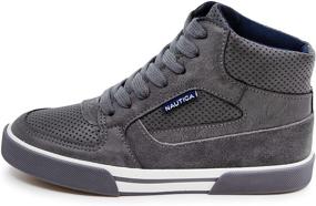 img 3 attached to Nautica Horizon Sneaker Lace Fashion 👟 Shoe: Stylish and Comfortable Boys' Shoes for Sneakers