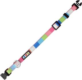 img 2 attached to 🐾 Pawtitas Multicolor Adjustable Soft Training Dog Collar for Pets and Puppies