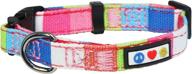 🐾 pawtitas multicolor adjustable soft training dog collar for pets and puppies logo