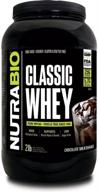 nutrabio classic protein chocolate milkshake logo