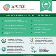 🌱 organic laundry powder detergent for colors - 42oz/1.2kg | sonett | with organic vegetable oil soap | gmo-free | suitable for all cotton, linen, hemp textiles logo