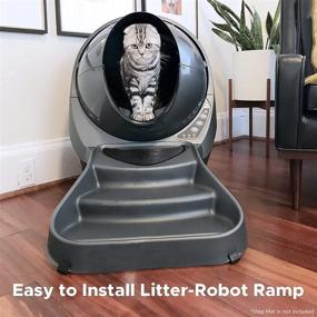 img 1 attached to 🐾 Litter-Robot Ramp - Tailored for Litter-Robot - Easy-Access Litter Box - Minimizes Litter Tracking - Ideal for Aging & Small Cats