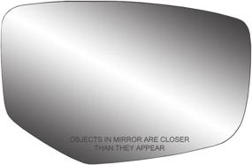 img 1 attached to 🔍 Replacement Mirror Glass for Honda Accord - Non-Heated, with Backing Plate - Passenger Side - Fits Coupe and Sedan