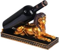 🍷 premium resin sphinx wine rack holder - ancient egyptian deity inspired bottle stand, novelty gift for kitchen, home room decoration - fantasee логотип