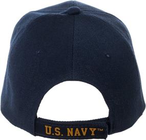 img 1 attached to 🧢 Premium Artisan Owl Official US Navy Retired Baseball Cap - Multiple Ranks!