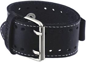 img 1 attached to Stylish and Sophisticated: Nemesis Black Leather Wrist Watch
