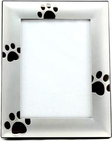 img 2 attached to Cherish Memories with the Skyway Puppy Dog Paw Print Pet Photo Picture Frame - Silver, 5 x 7