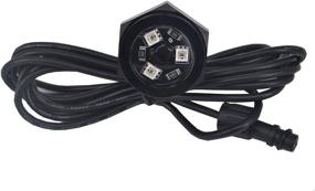 img 3 attached to 🚤 NBWDY RGB LED Boat Drain Plug Underwater Light - Long-lasting 9W/12V, 50000hr Lifespan for Garber-Fishing, Swimming, Diving - 1/2" NPT - Pack of 2 with 4key RF Remote Controller
