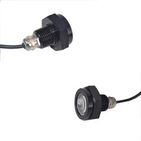 img 2 attached to 🚤 NBWDY RGB LED Boat Drain Plug Underwater Light - Long-lasting 9W/12V, 50000hr Lifespan for Garber-Fishing, Swimming, Diving - 1/2" NPT - Pack of 2 with 4key RF Remote Controller