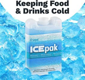 img 3 attached to Cryopak Hard Shell Reusable Ice Packs (Pack of 4) - Small and Durable Cooling Solution