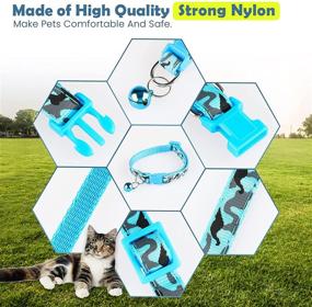 img 2 attached to 🎄 Ice-cold Holiday Spirit: ICYANG Christmas Dog Collar Bow Tie & 2-Piece Adjustable Cat Collar Set for Festive Kittens & Puppies