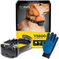 🐶 dogtra ys600 bark collar – rechargeable, waterproof, durable, lightweight – adjustable stimulation levels – ideal for all dog breeds and personalities – bonus grooming glove included logo