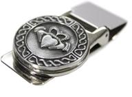 celtic weave pewter claddagh money: enhancing tradition and elegance logo