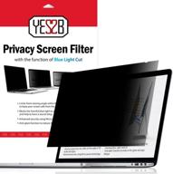 👁️ yes2b 13.3 inch laptop privacy screen filter for widescreen display - computer monitor notebook anti-spy, anti-blue light and anti-glare protector made in korea (16:10 ratio) logo
