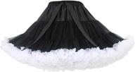👗 taoqi womens bubble skirt pettiskirt tutu: fluffy ball gown petticoat logo