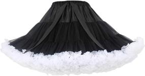 img 4 attached to 👗 TaoQi Womens Bubble Skirt Pettiskirt Tutu: Fluffy Ball Gown Petticoat