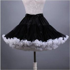 img 2 attached to 👗 TaoQi Womens Bubble Skirt Pettiskirt Tutu: Fluffy Ball Gown Petticoat