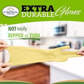 img 1 attached to 🧤 Long-lasting Dishwashing Gloves: Made with Natural Rubber Latex