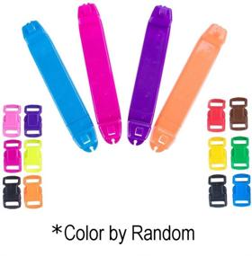 img 1 attached to 🌈 Paracord Bracelet Loom Kit - Plastic Wristband Maker Tool for Paracord Braiding and Weaving - DIY Craft Set with 12 Rainbow Color Cords & Buckles - Suctions to Table - Ideal for Beginners, Intermediates, and Advanced Users