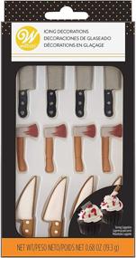 img 3 attached to 🍽️ Versatile Food Items Icing Decorations Kit: Includes Knife and Cleaver, One Size Fits All