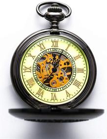 img 3 attached to Discover the Timeless Charm: Steampunk Vintage Luminous Skeleton Mechanical