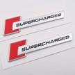 us85 supercharged nameplate fender decoration logo