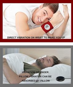 img 3 attached to ⌚ Silent Alarm Wristband - CoolFire Vibrating Alarm Clock. Vibration Alarm Watch for Sleepers. Silent Wrist Shock Alarm Clock, USB Charging. Smart Alarm Bracelet (Black)