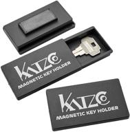 🔑 katzco magnetic key holder 3 pack - secure and convenient solution for safe compartments, extra car keys, house, and more logo