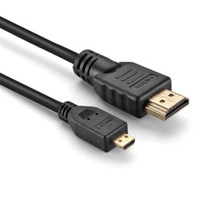 img 1 attached to 📷 High-Quality Micro HDMI to HDMI Cable for Sony Alpha Cameras & Cybershot Cyber-Shot DSC Series - AlyKets HDMI Cable