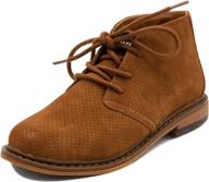 обувь nautica chukka little kids breakwharf youth tan для мальчиков: ботинки логотип