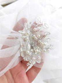 img 2 attached to Double Bridal Crystals Wedding Headpiece