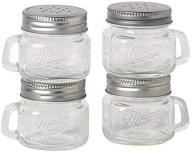 🧂 mason jar salt and pepper shakers: quaint and practical seasoning dispensers logo